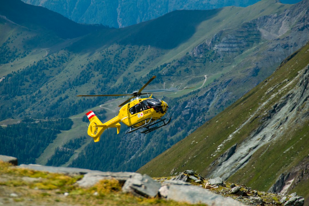 mountain rescue helicopter